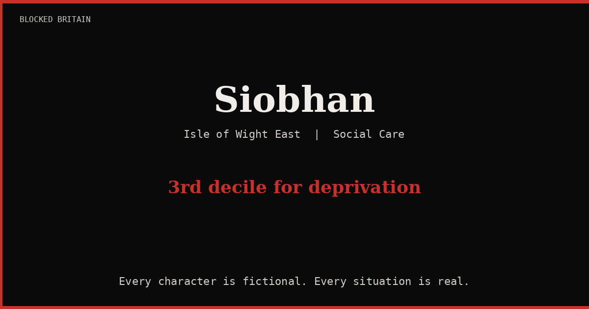 Siobhan's Story episode artwork