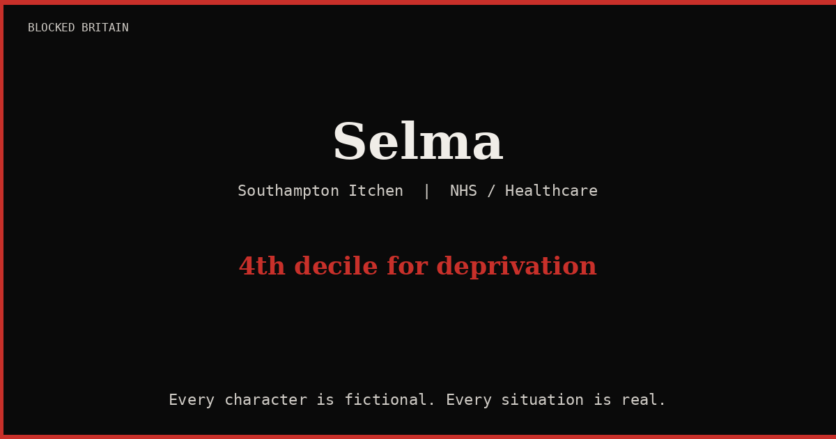 Selma's Story episode artwork