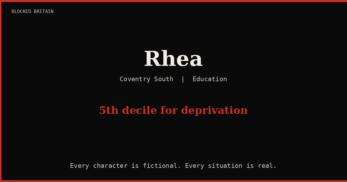 Rhea's Story episode artwork